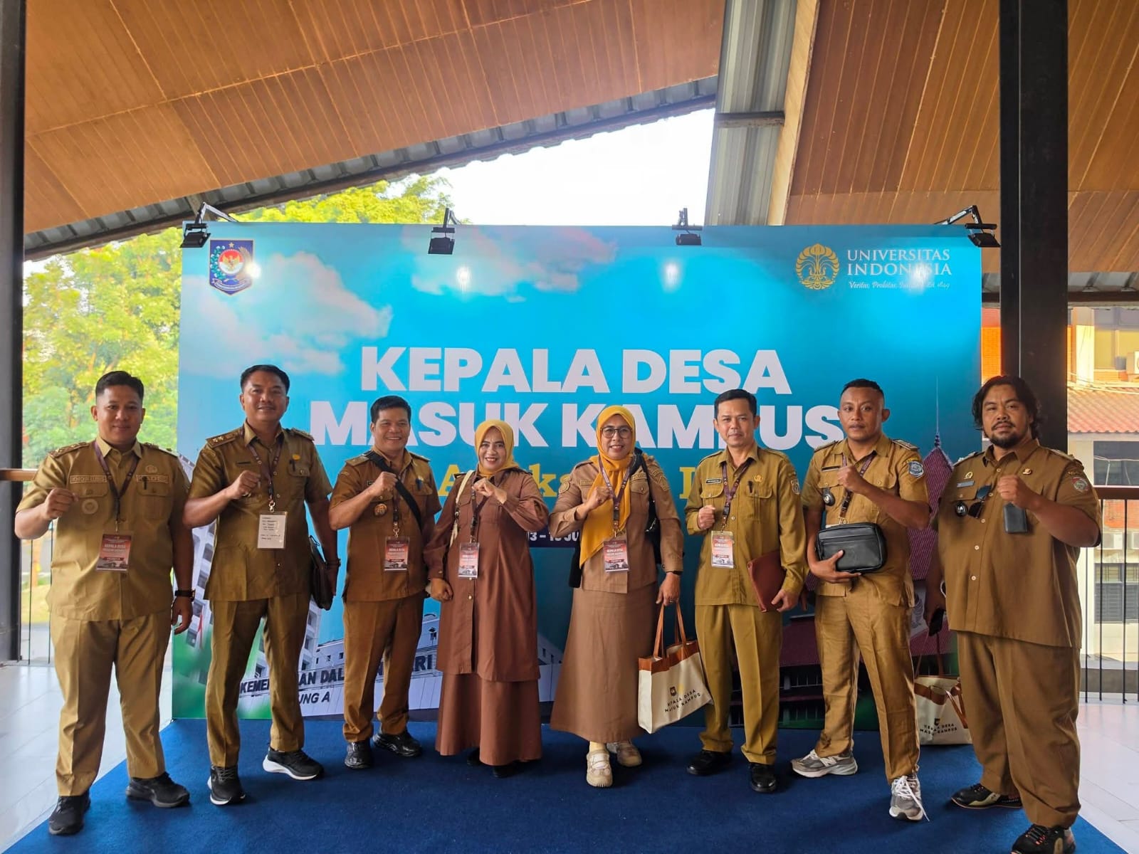 Kepala Desa Totallang Mengikuti Program Kepala Desa Masuk Kampus Angkatan II yang Diselenggarakan Kemendagri